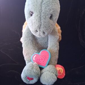 My Baby's Heartbeat Bear Vintage Turtle 15" Recordable Plush Ultrasound Keepsake